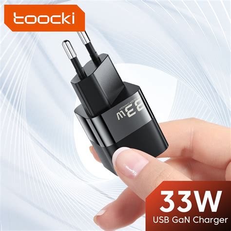 Toocki W Gan Usb Type C Travel Charger Pps Pd Qc Fast Charge