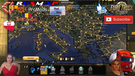 Euro Truck Simulator My Maps Mod Installed Combination