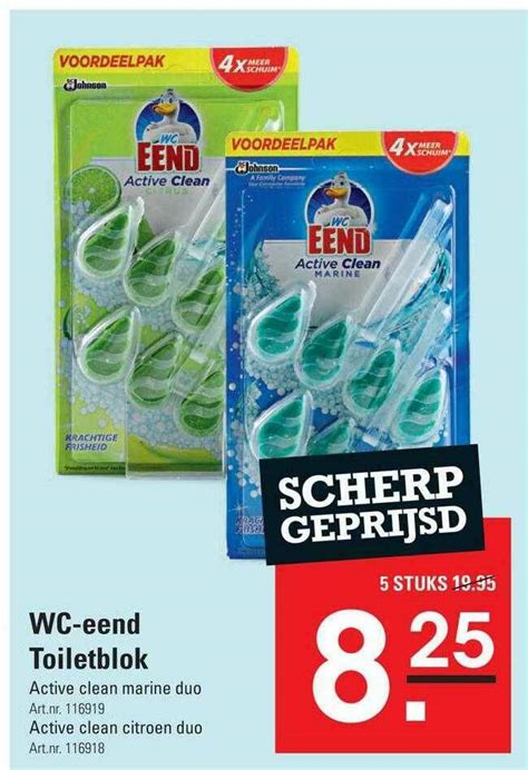 Wc Eend Toiletblok Aanbieding Bij Sligro