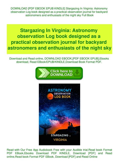 Calam O Stargazing In Virginia Astronomy Observation Log Book