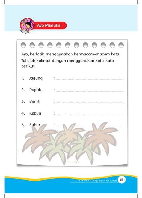 Soal Latihan Menulis Kelas 1 Sd Kalimat Sederhana Soal Menulis