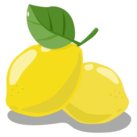 Premium Vector Cute Lemon Vector In Flat Style