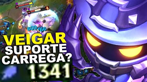 Veigar Gameplay De Suporte De Ap Carrega Partida Veigar