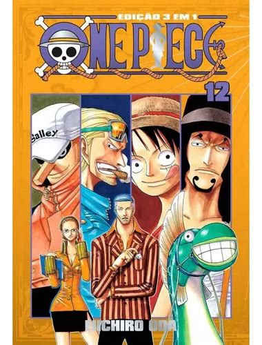 Mangá One Piece 3 Em 1 Volume 12 Panini Lacrado Parcelamento sem juros