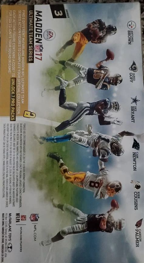 McFarlane EA Sports Madden NFL 17 Ultimate Team Series 3 ANTONIO BROWN