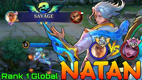 SAVAGE Natan VS Supreme Alice Top 1 Global Natan Gameplay Mobile