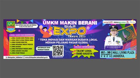 Dinas Kop Dan Ukm Kab Bekasi Gelar Event Umkm Makin Berani Siap Expor