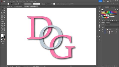 How To Overlap Letters And Shapes With The New Intertwine Feature In