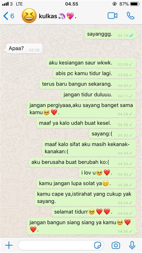 Pin By Gabutz On Relationship Chat Kata Kata Indah Teks Romantis