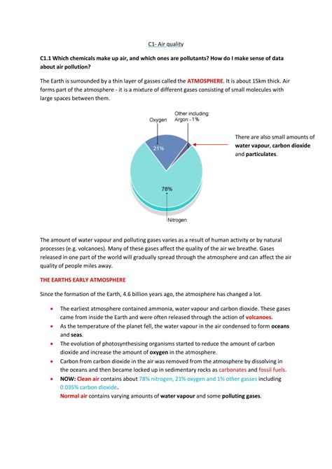 OCR GCSE Chemistry- detailed notes | Chemistry A - Gateway Science ...