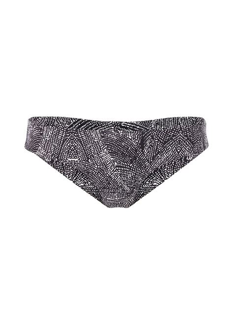 Oneill Maoi Mix Bikini Bottom Black White