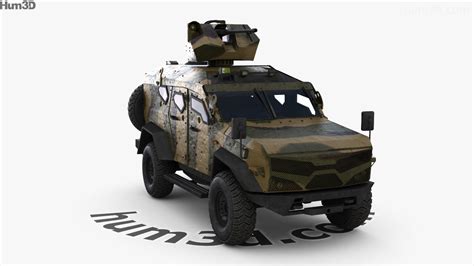 360 View Of Plasan SandCat M LPV 3D Model Hum3D Store