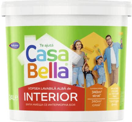 Policolor Vopsea Lavabil Pentru Interior Casabella Alb L Amors