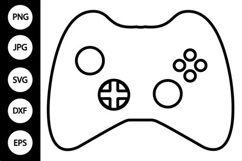 Outline Game Controller SVG Graphic By MYDIGITALART13 Creative Fabrica