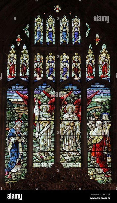 A Stained Glass Window By Percy Bacon And Brothers Depicting The Tree