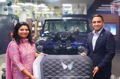 Mahindra Delivers First Thar Roxx To Aakash Minda Following ₹131 Crore