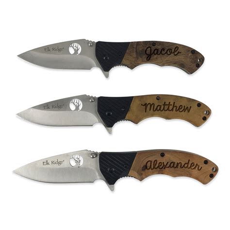 Personalized Pocket Knife Laser Engraved Knife Groomsmen