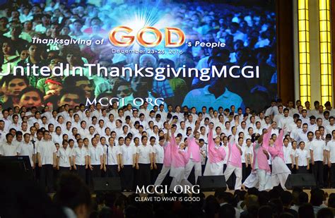 MCGI Concludes 4th Quarter Thanksgiving of God's People of 2016 in Awe ...