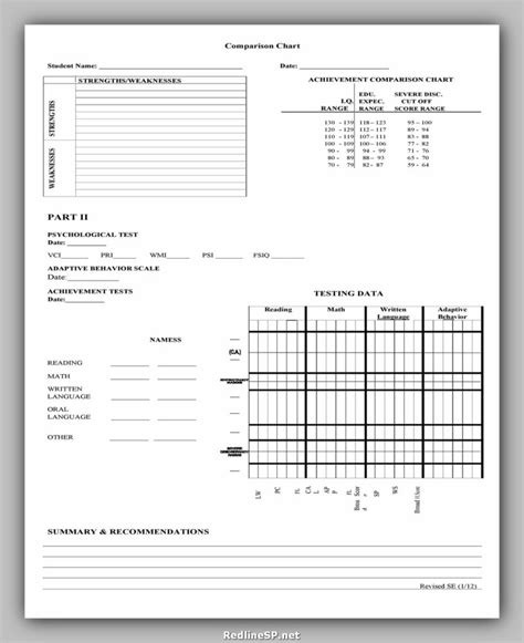 43 Free Comparison Chart Template & Example - RedlineSP