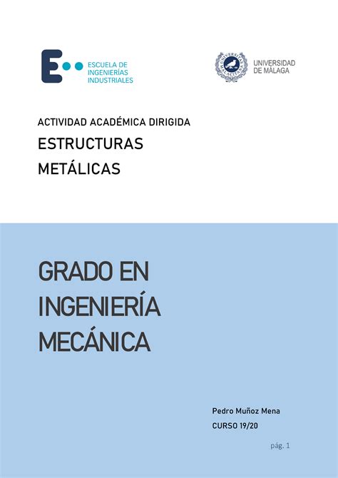 Trabajo Estructuras Metálicas Parte B Warning Tt Undefined Function 32 Actividad AcadÉmica