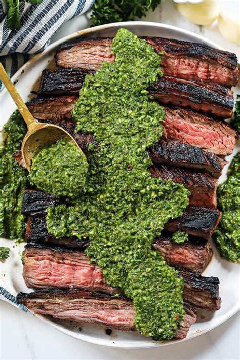 Flank Steak With Chimichurri Sauce Swanky Recipes