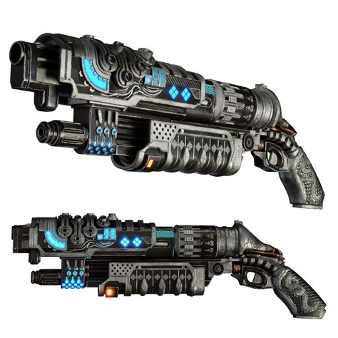 Sci Fi Gun Sci Fi Weapons Models Blenderkit