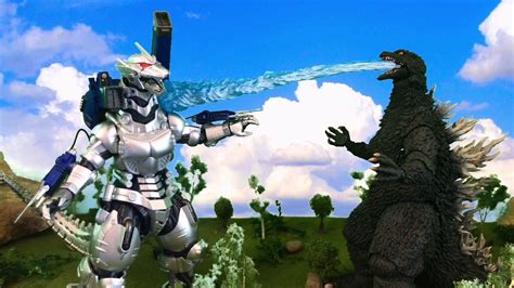 Godzilla Vs Mechagodzilla Stop Motion Youtube