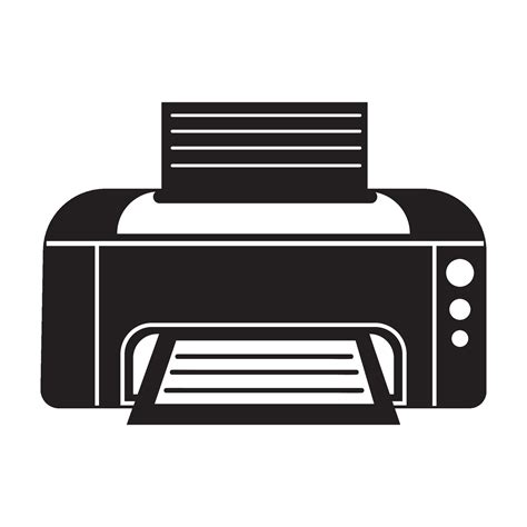 printing machine icon logo vector design template  vector art