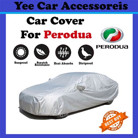 Car Cover For PERODUA Myvi Axia Viva Alza Aruz Ativa Bezza Kancil