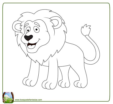 99 Dibujos De Leones ® Imágenes De Leones Para Colorear Para Niños