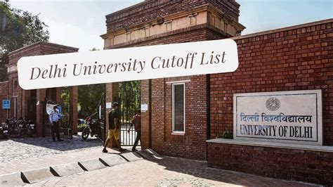 Du Cut Off 2024 Delhi University Cutoff List For Arts Science Commerce