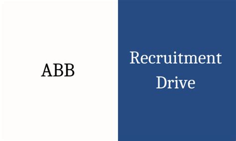 Abb Off Campus Drive Associate Software Engineer