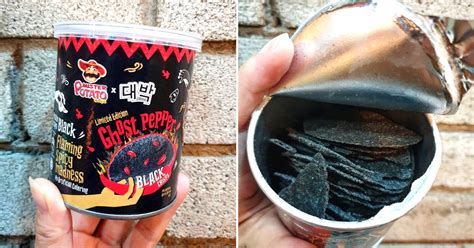 Mister Potato Drops Limited Edition Super Spicy Ghost Pepper Black Crisps Kl Foodie