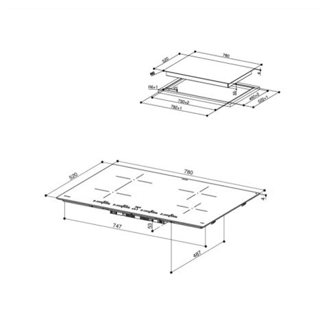 Faber Fch Bk Kl Piano Cottura Induzione Cm Vetro Nero