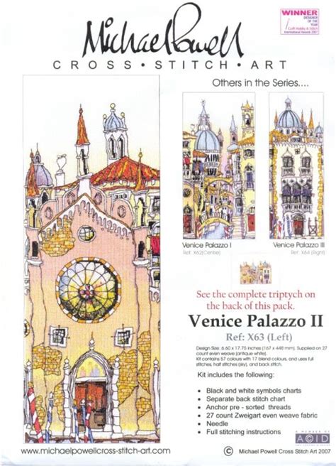 1 Venice Palazzo 2 MP Annakr72 Michael Powell Cross Stitch