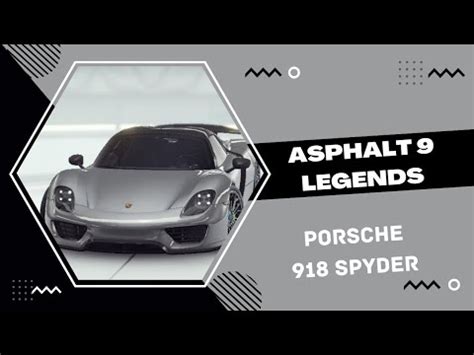 Asphalt 9 Legends Porsche Anniversary Celebration Event With