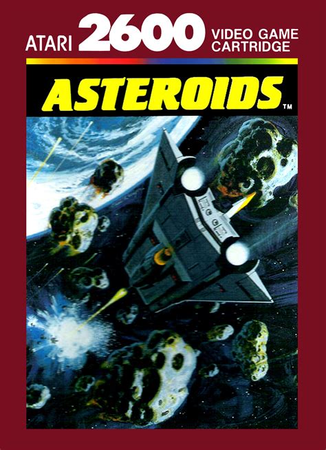 Asteroids Arcade Art