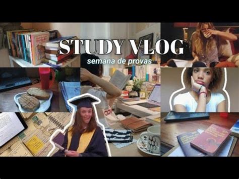 Study vlog realzão semana de provas livros indicações YouTube