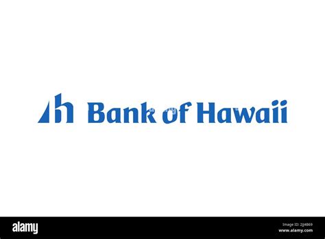 Bank Of Hawaii Logo White Background Stock Photo Alamy