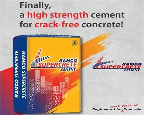 Ramco Grade Supercrete Cement At Rs Bag Ramco Cement In