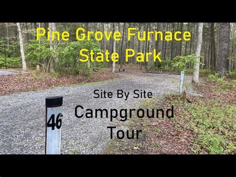 Pine Grove Furnace State Park Site By Site Campground Tour Youtube