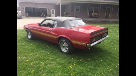 1969 Shelby Gt500 Convertible At Indy 2019 As S98 Mecum Auctions