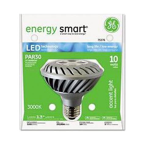 Ge 75376 Led Light Bulb 10 Watt Par30 Reflector