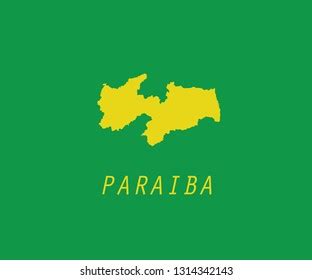 Paraiba Outline Map Brazil State Region Stock Vector Royalty Free