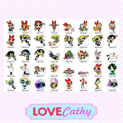 The Powerpuff Girls The Powerpuff Girls Font Vector Png Etsy