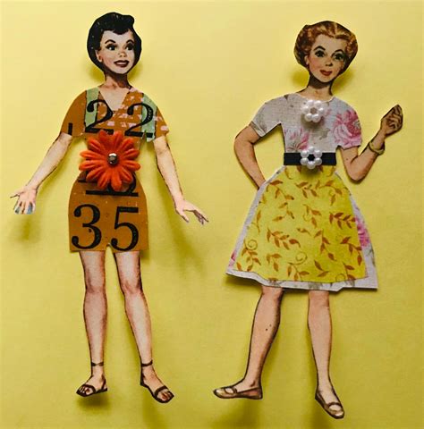 Designer Paper Dolls Vintage 1951 Paper Doll Clip Art Create Your Own