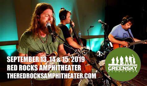 Greensky Bluegrass Tickets 14 September 2019 Red Rocks Park And