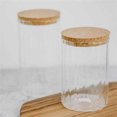 Glass Jar W Cork Lid Cork Lid Glass Jars Cork