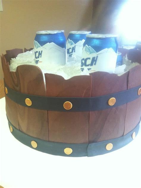 Beer Barrel Groom S Cake