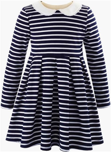 Rachel Riley Long Sleeve Breton Striped Jersey Dress ShopStyle